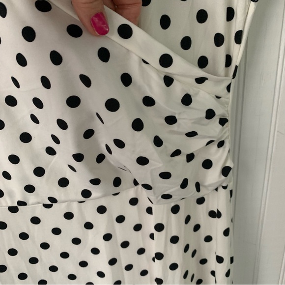 DOUBL JU (M) Polka Dot Maxi Dress - Black and White - Picture 3 of 6